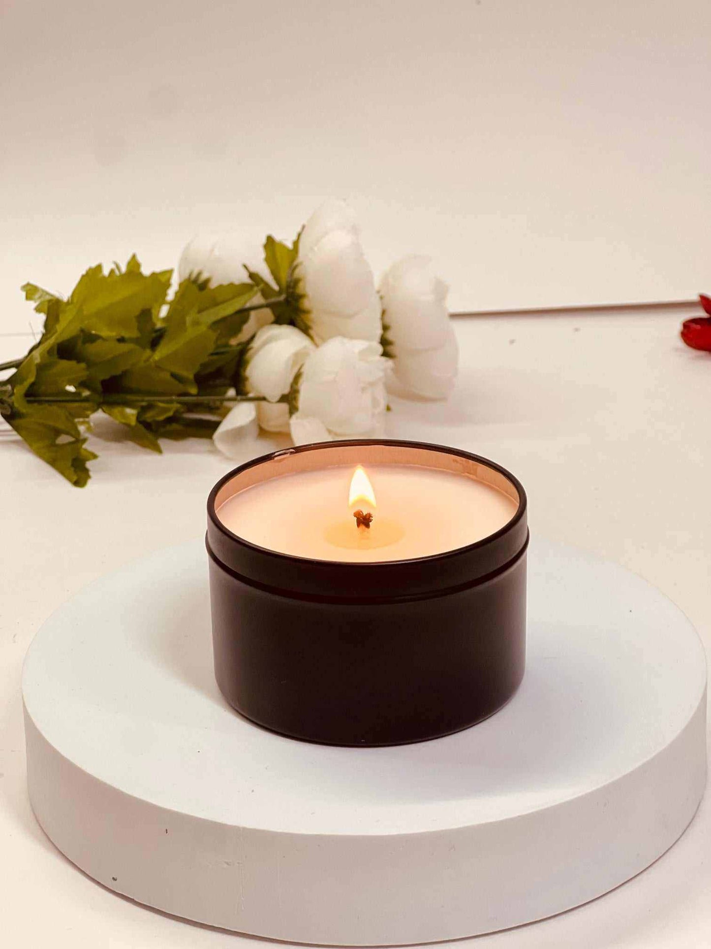 Date Night candle styled in romantic home setting perfect gift for her