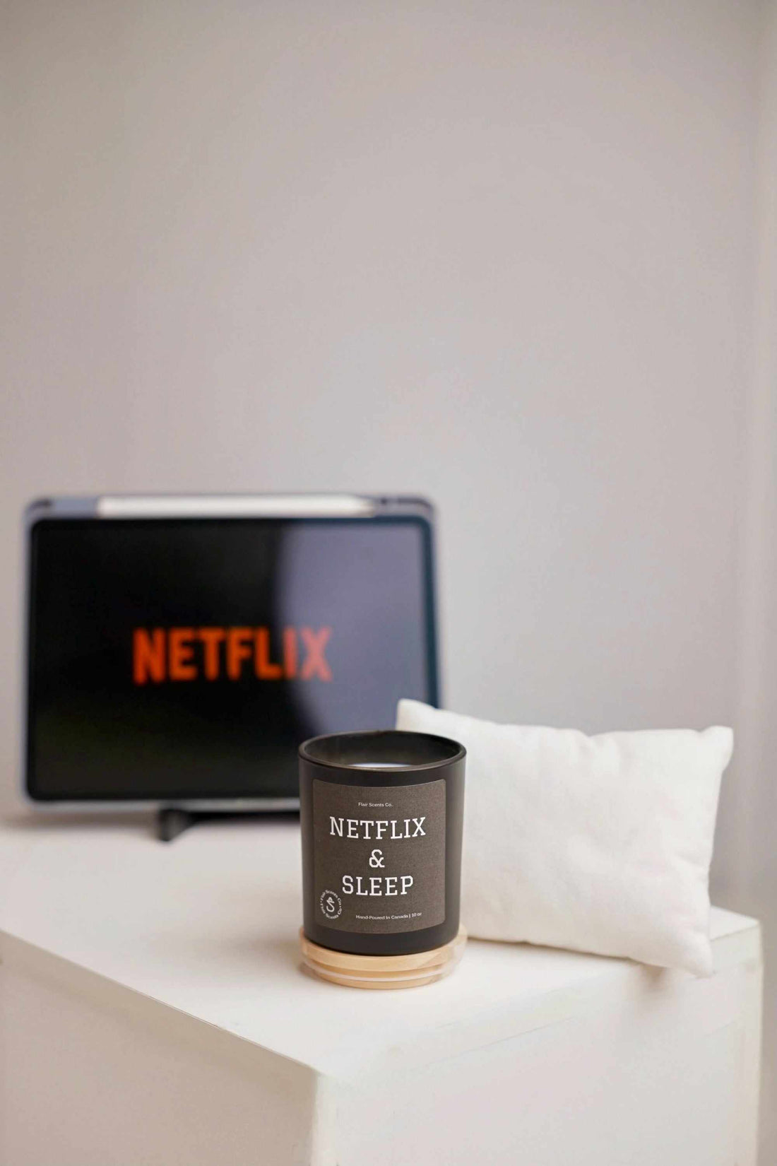 Flair Scents Co. Netflix and Sleep soy candle