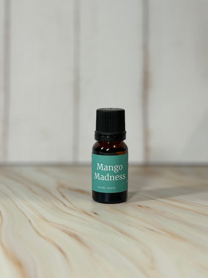 Mango Madness essential oil blend bottle for diffuser with natural ingredients