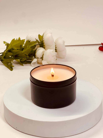 Date Night candle styled in romantic home setting perfect gift for her