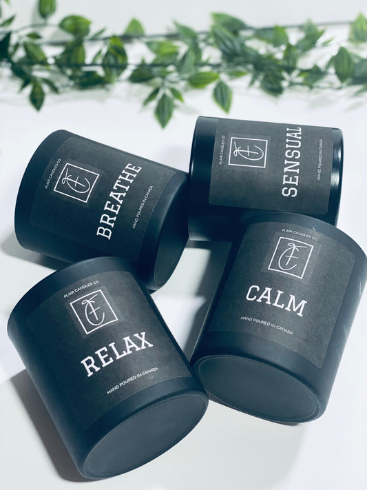 4 Pack Aromatherapy  Candles + Wick Trimmer Bundle